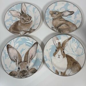 Williams Sonoma | Bunny Salad Plates Set of 4